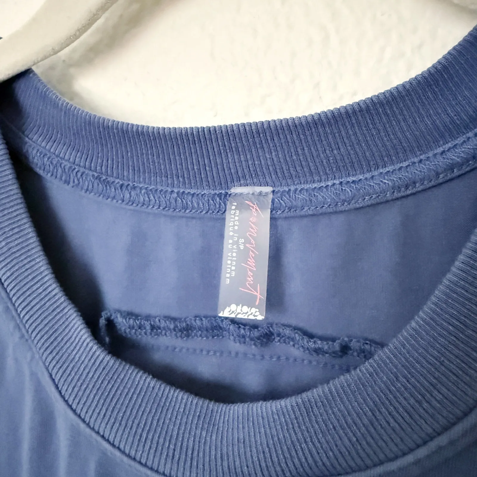 [Free People] Movement Blue A Cut Above Sleeveless Muscle Tank Top Size Small S - Image 12