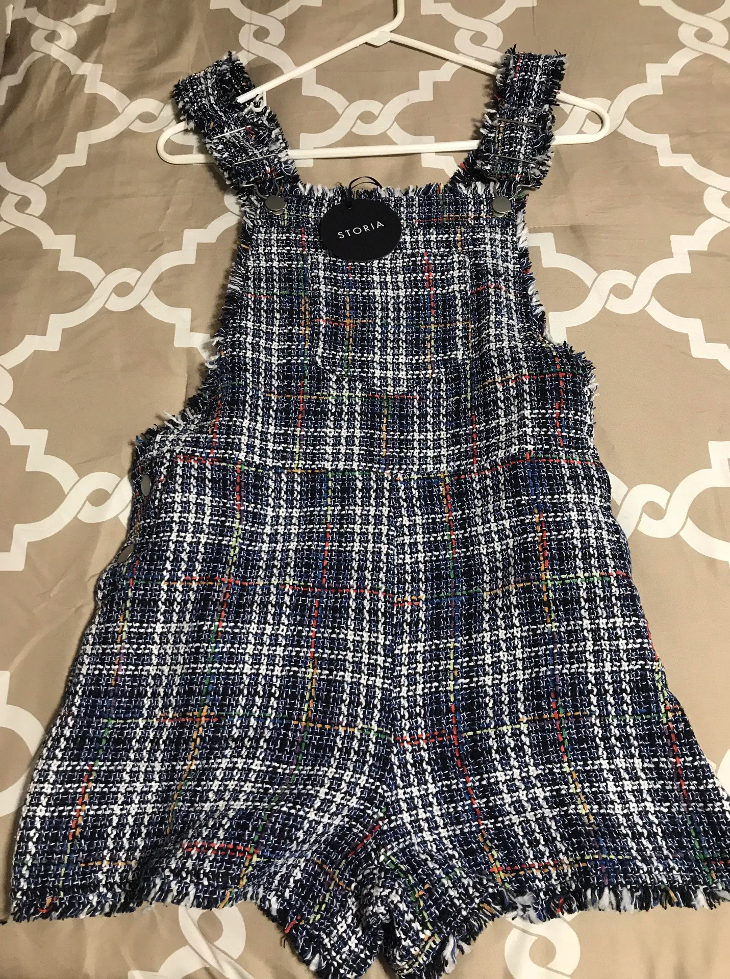 These Three Boutique Tweed Overalls - Image 2