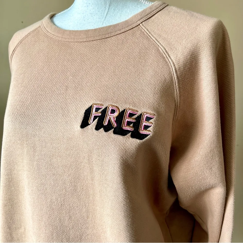 WILFRED FREE | Tank Raglan Sleeve Crewneck Sweatshirt Sz M - Image 3