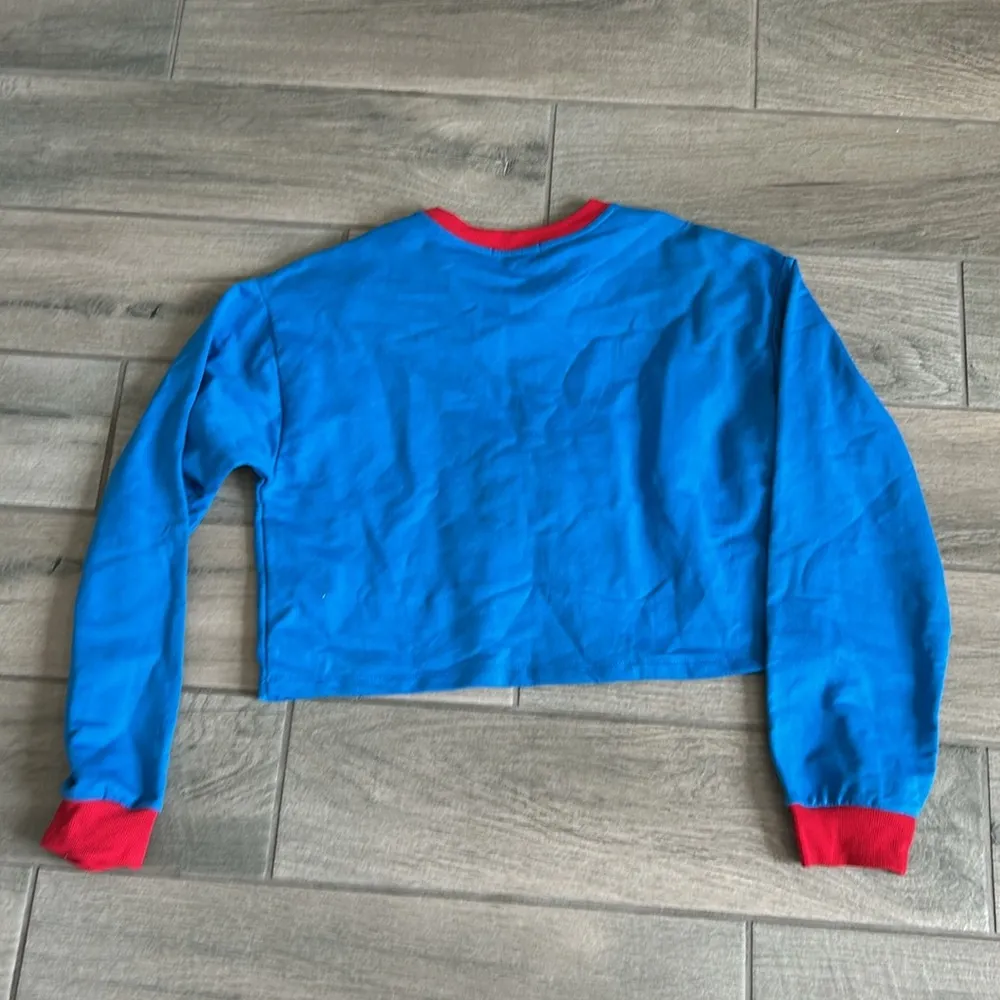 Forever 21 have a nice day cropped sweater - Image 4