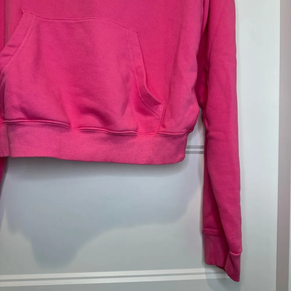 Skims Sugar Pink Light French Terry Pullover Hoodie Size S *RARE* NWT - Image 8
