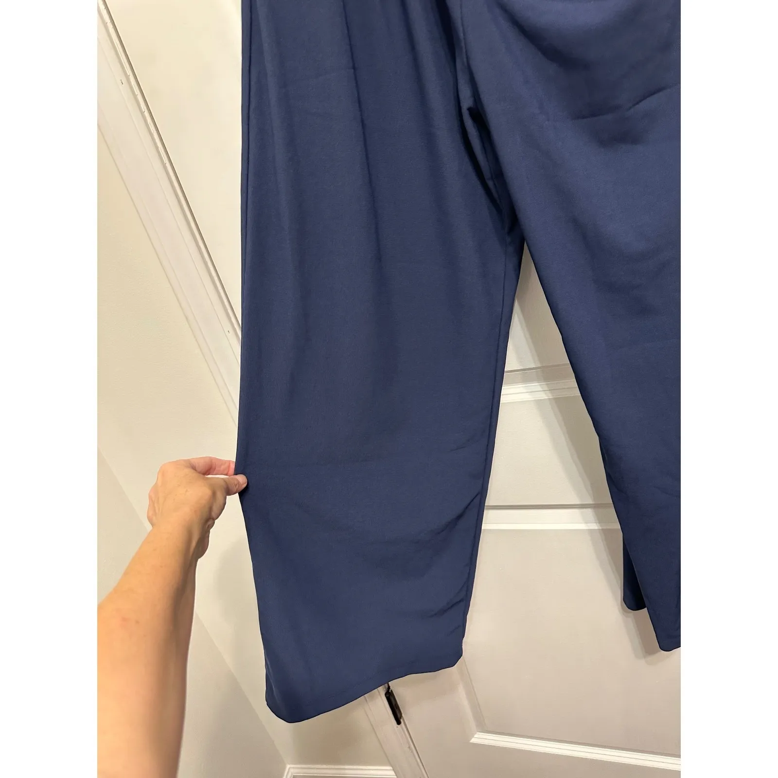 Halara Flex High Waisted Wide Leg Waffle Side Pocket Casual Comfy Pants - Image 4