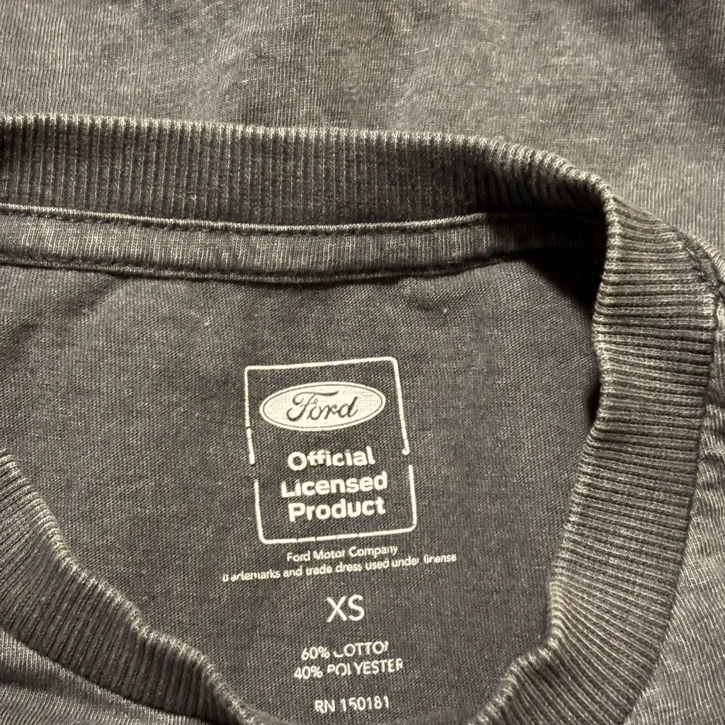 Ford Bronco Gray Sleeveless Tee Size XS - Image 3