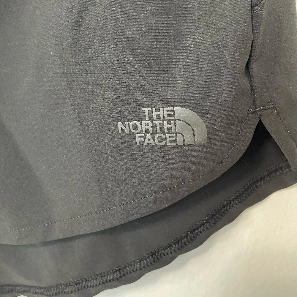 North Face Black Shorts S Logo Zip Pocket Athletic Casual Summer Unlined Active - Image 2