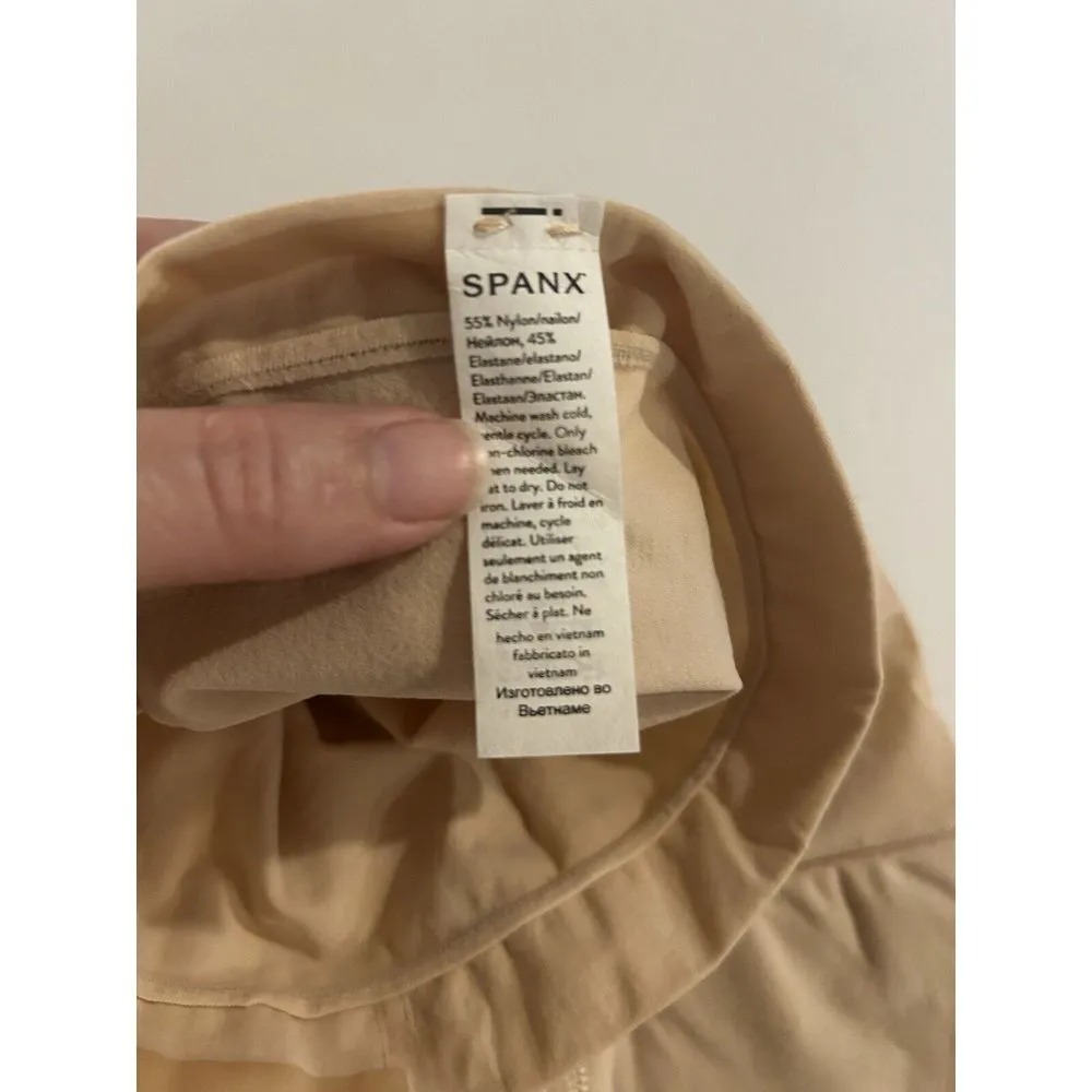 Spanx Higher Power Short, Nude, Small. High Waisted, Thigh Slimming, 2745 - Image 6