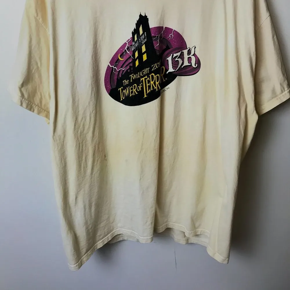 Champion Twilight Zone Tower Of Terror T Shirt Sports Double Sided Graphic - Image 5