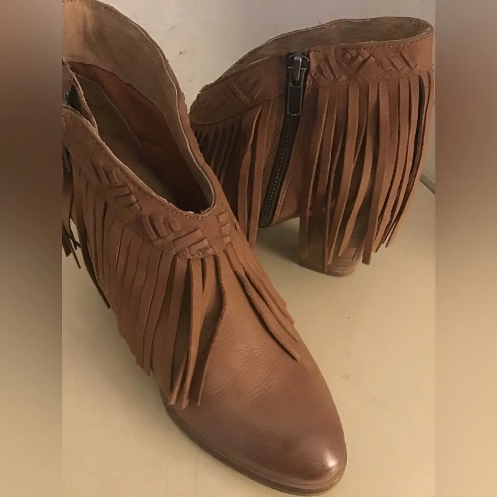 Seychelles women chestnut brown leather world tour boots US 8 - Image 5