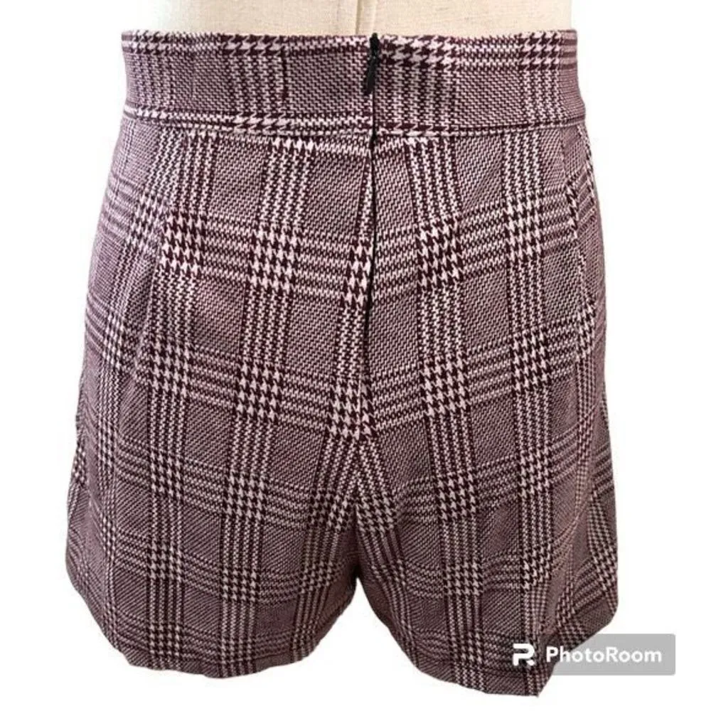 ✨Alter’d State Plaid Burgundy Mini Skort✨ - Image 4