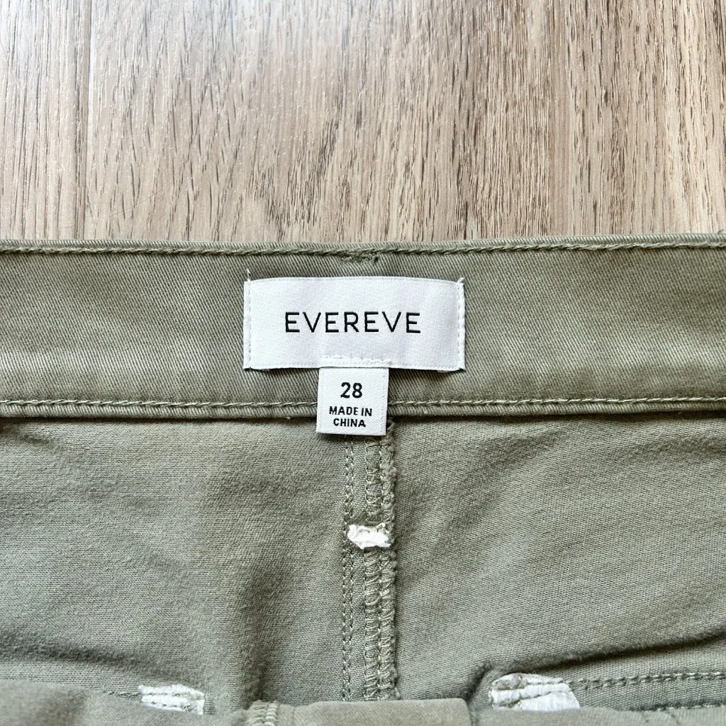 Evereve Payton Utility Ankle Slit Pant in Olive Green Size 28 - Image 8