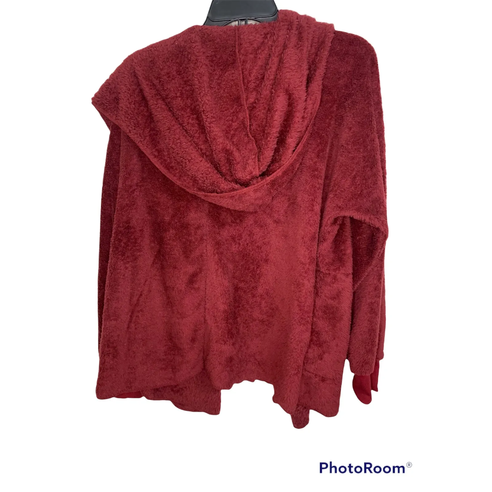 Forgotten Grace Plush‎ Cardigan maroon Size Medium NWT - Image 4