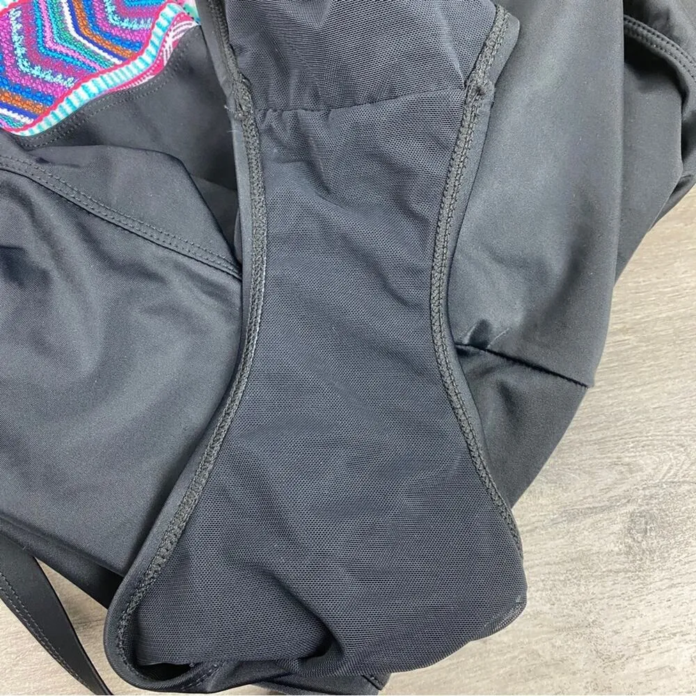 Torrid Black&Multi Color One Piece Swimsuit Sz.3 - Image 13