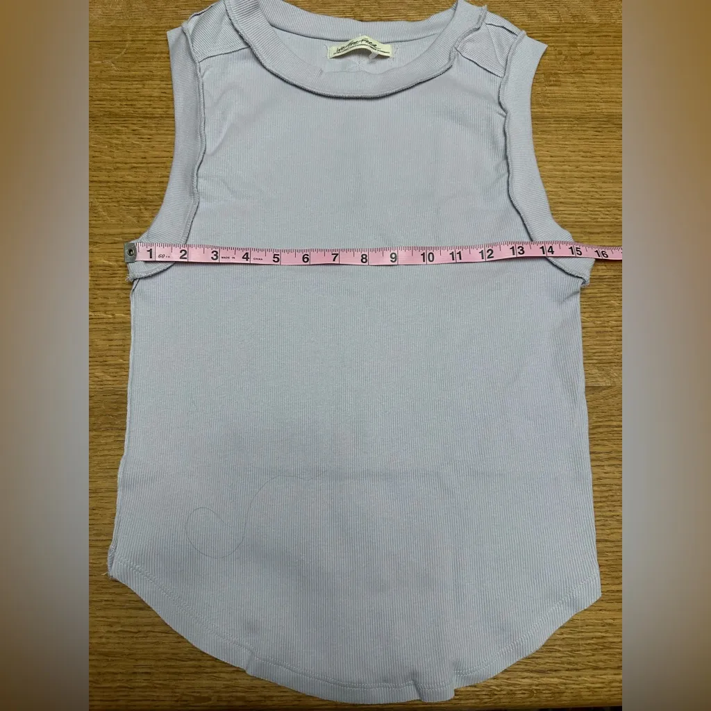 We The Free People NWOT Kate Tank light purple XL 15" ptp - Image 6