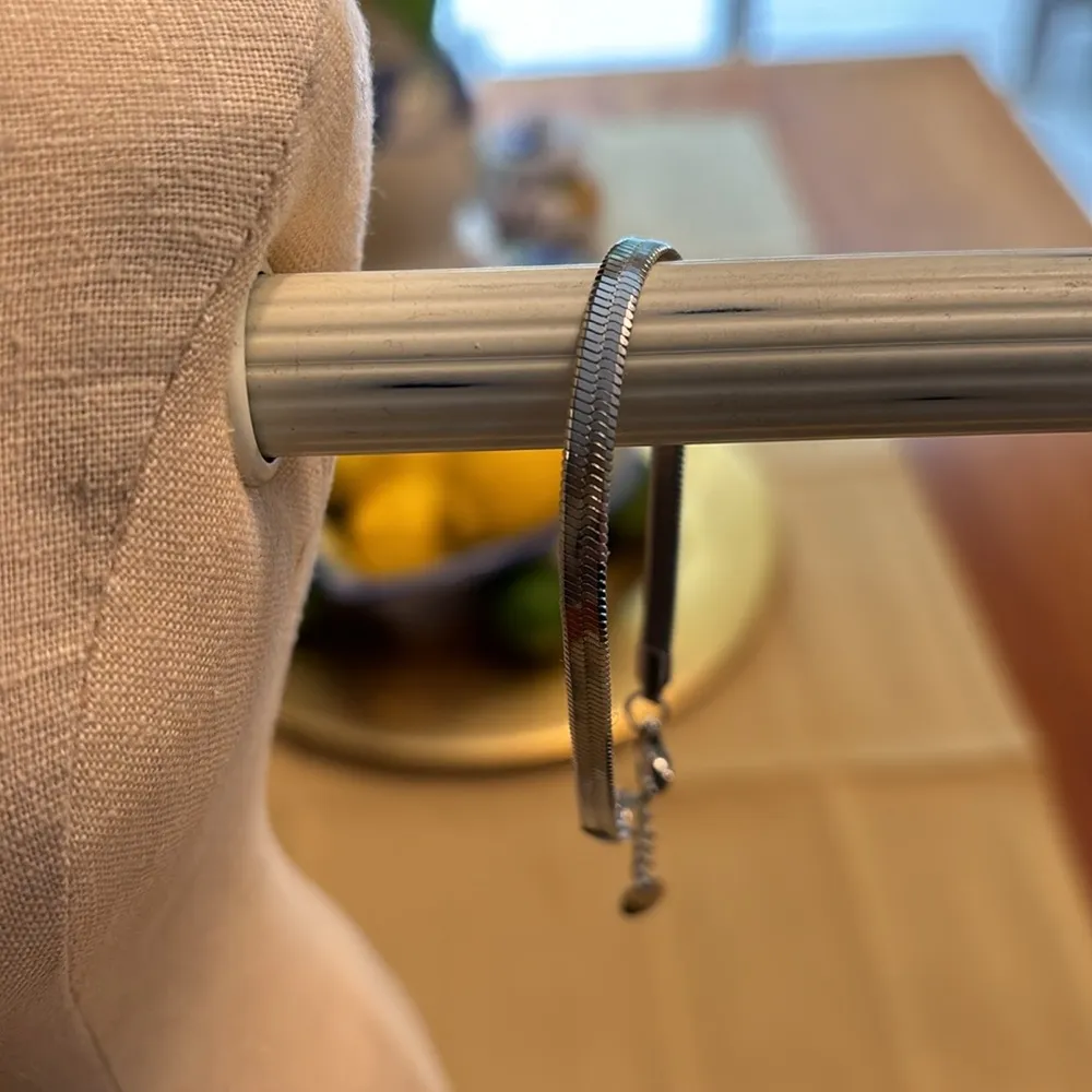 Silvertone snake chain 16” and 7”bracelet bundle Silver - Image 5