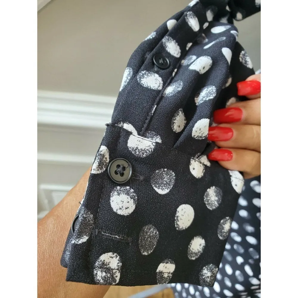 Merona Polyester Henley Knee Length Dress - Image 5