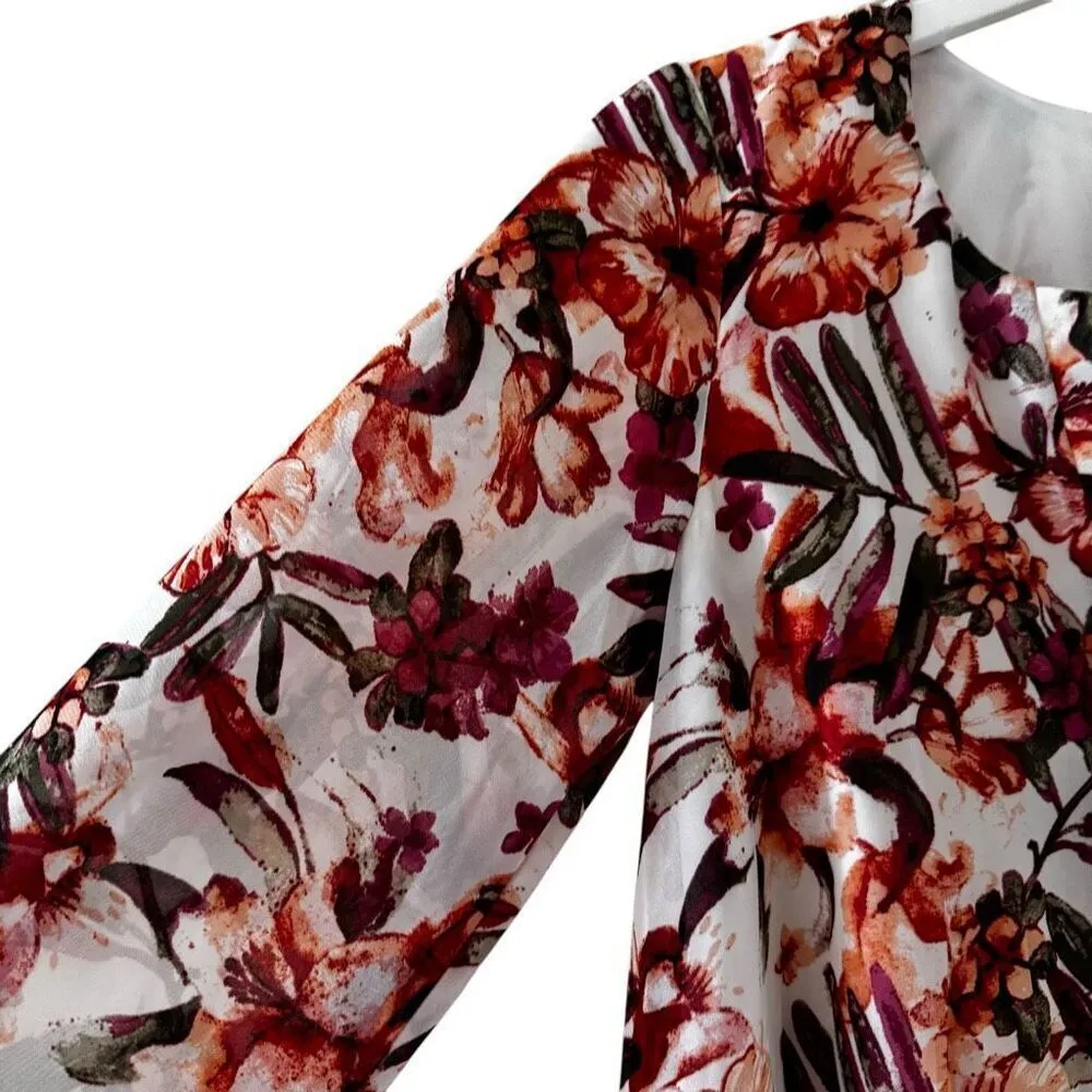 Show Me Your Mumu Jamie Tunic Lined Bohemian Multicolor Floral SZ XS #2392 - Image 4