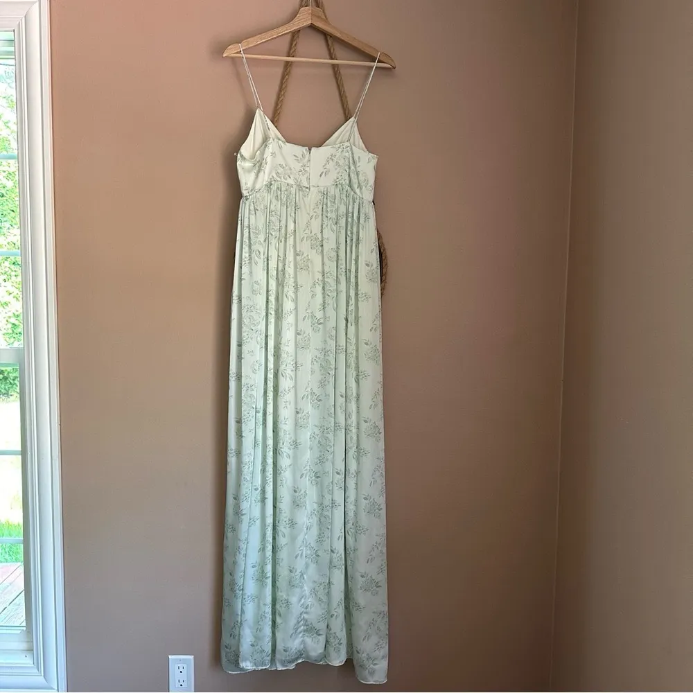 NEW Sachin & Babi Jessica Floral Gown Dress Jade Rose Watercolor - Image 11