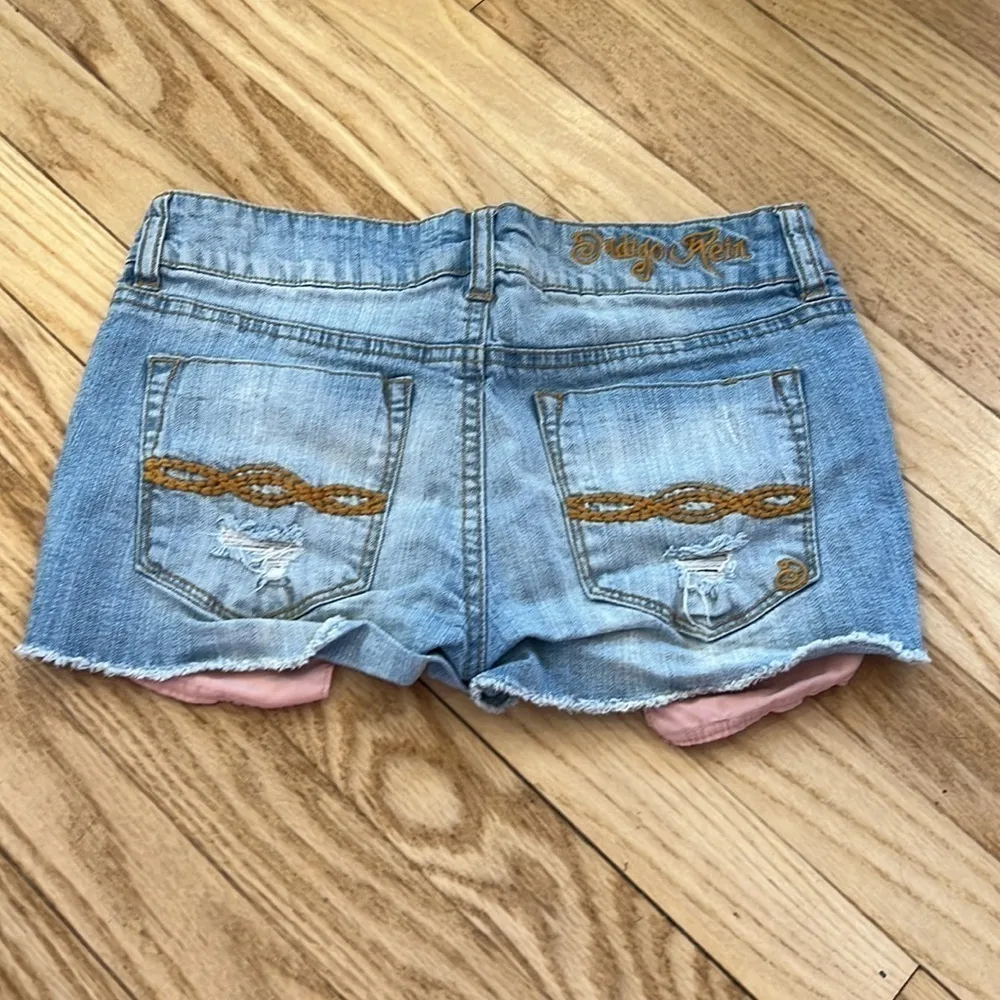 Indigo Rein Denim Jean Shorts - Image 2