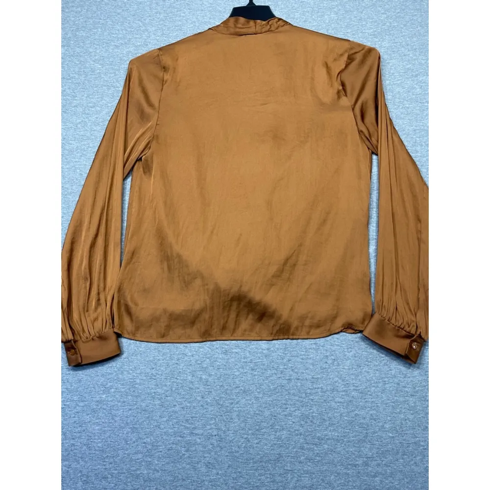 Women's All in Favor Blouse Top S Brown - Image 5