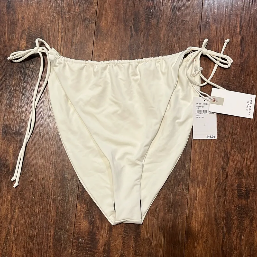 Good American Always Fits Tiny ties Bikini Bottom - Image 3