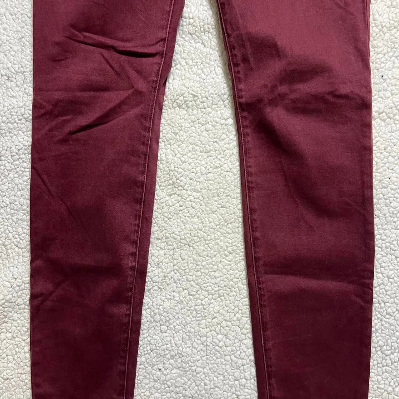 CAbi Burgundy Maroon Skinny Ankle Pants size 4 women's boho dark academia - Image 3