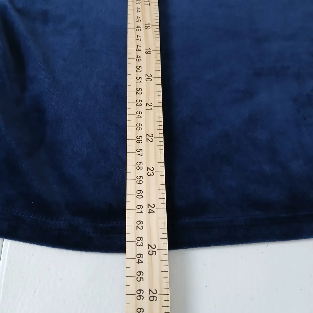 Philosophy Velvet Blouse Women Medium Whimsigoth Ethereal Romantic Flowy Goth - Image 11