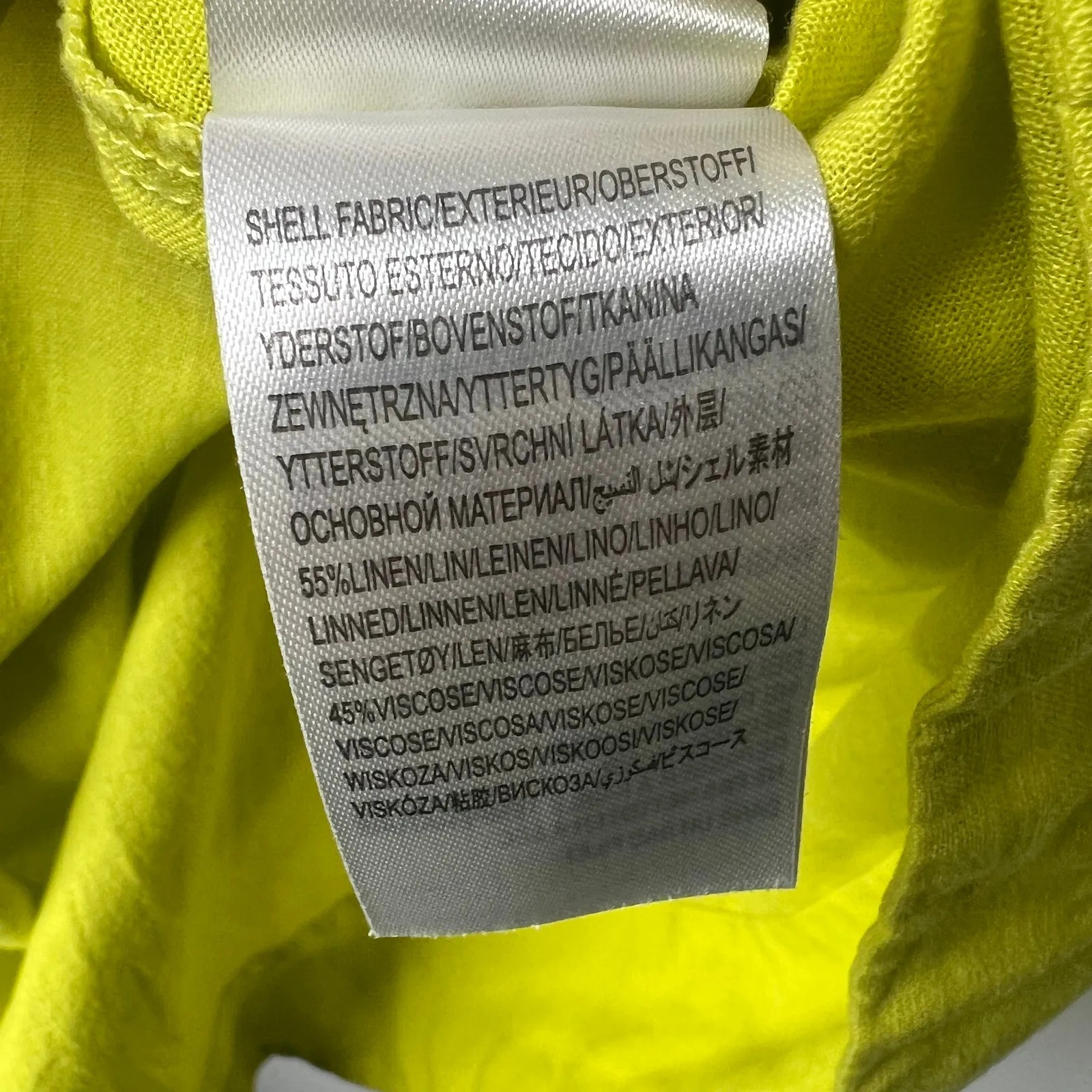 Farm Rio Monstera Linen Midi Dress Size XS - Image 6