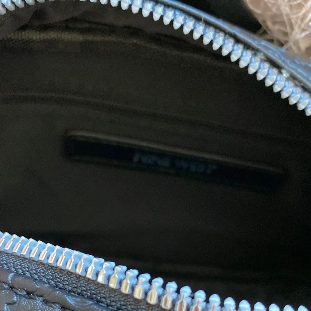 NWT Nine West Black Embossed Crossbody Bag - Image 8