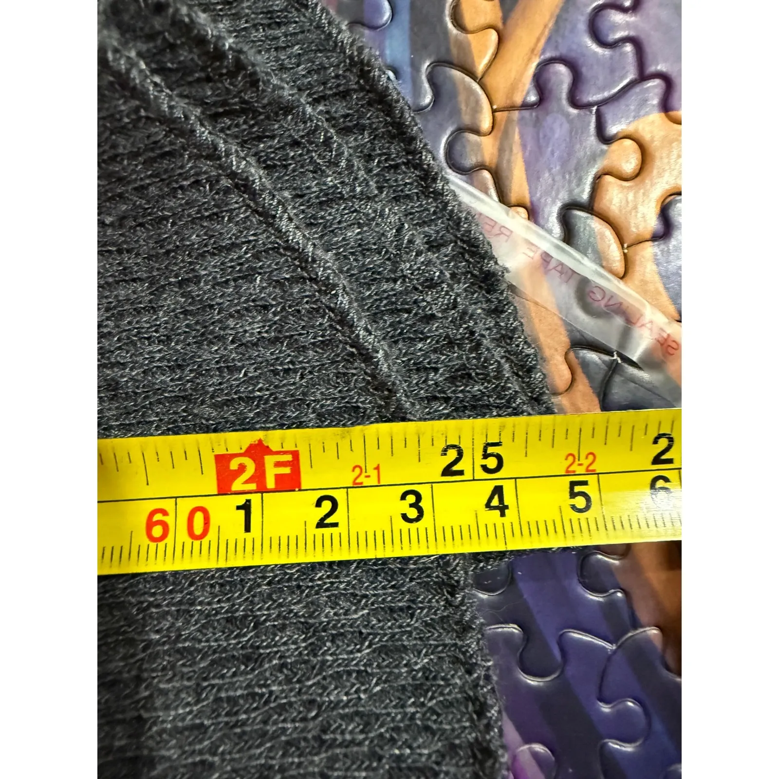 We The Free Grey Waffle Knit Henley Long Sleeve Shirt Patchwork Cuffs Size M - Image 8