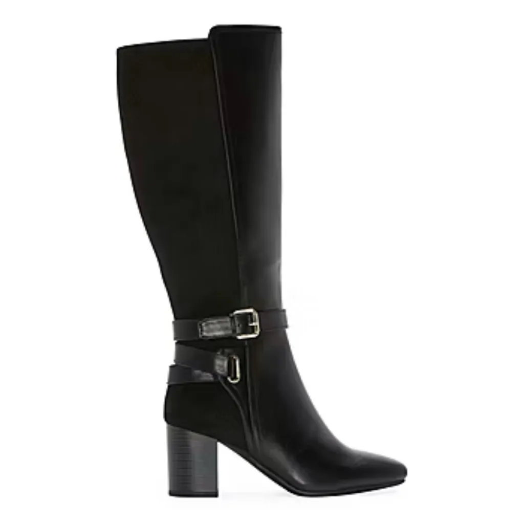 Liz Claiborne Boots Black Hemlock Block Heel Riding Boots Sz 9 NEW IN BOX - Image 2