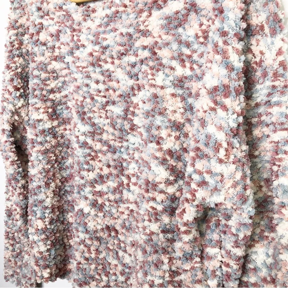 ANTHROPOLOGIE multicolor chenille popcorn sweater - Image 3