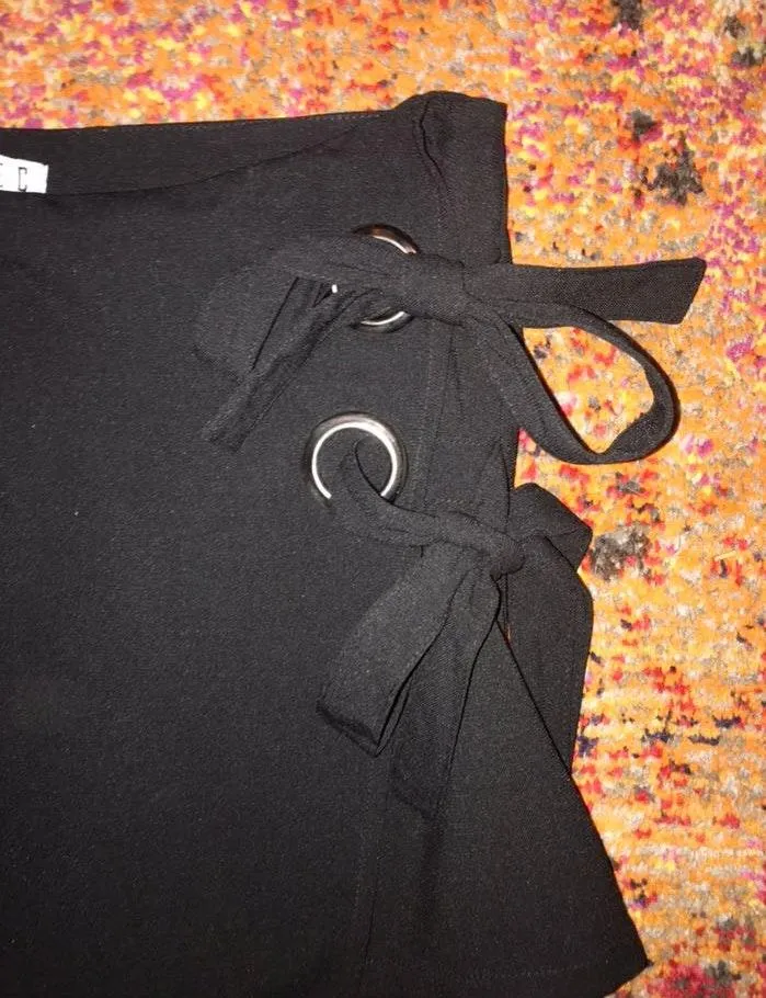 Black Skort With Ties - Image 5
