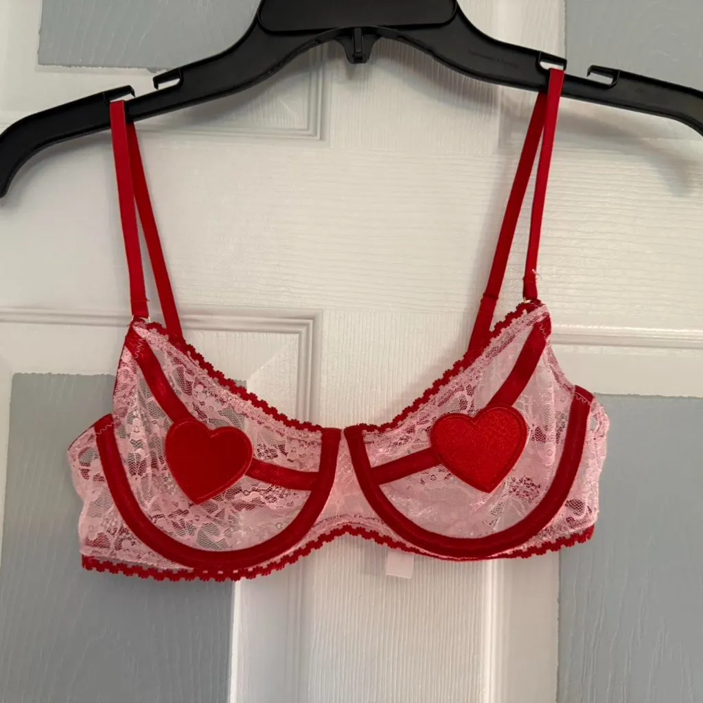 Out From Under ( Urban Outfitters) Chrissy Butterfly Kisses Bralette. - Image 2