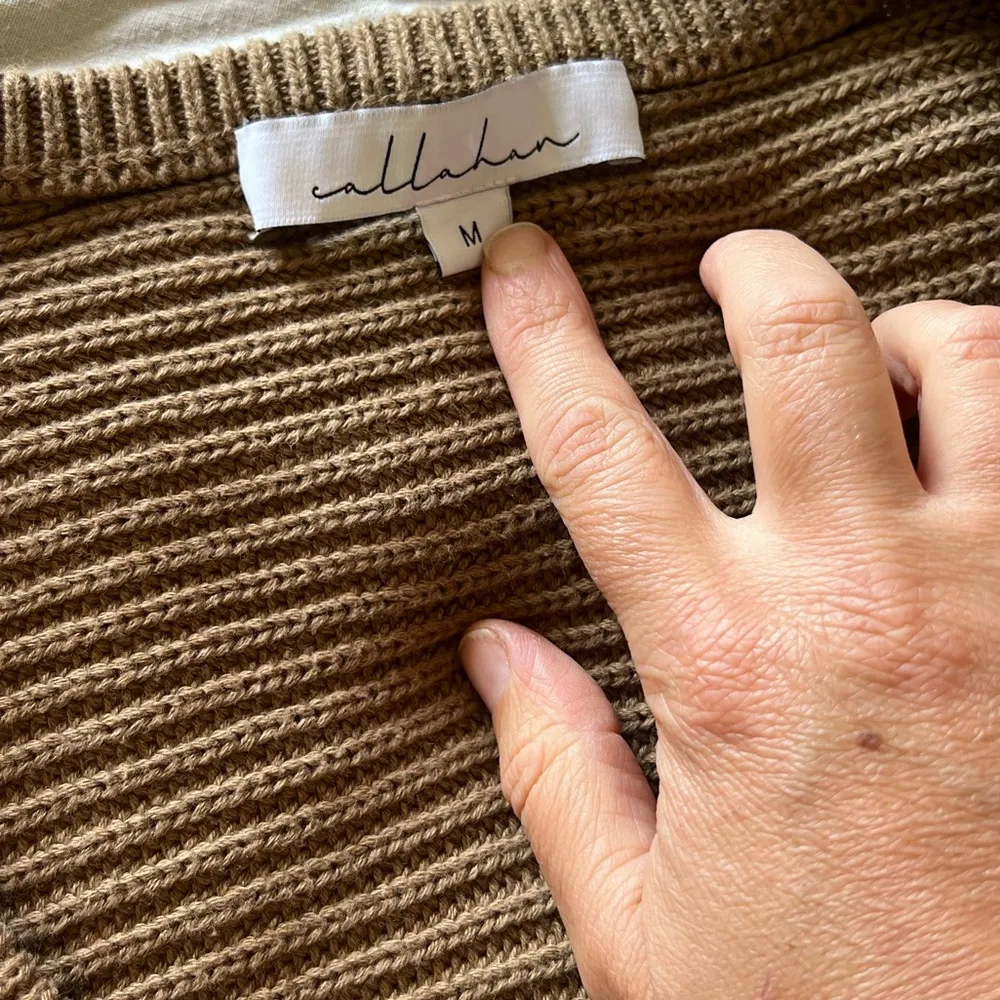 Callahan brown Chunky Knit Sweater - Image 6