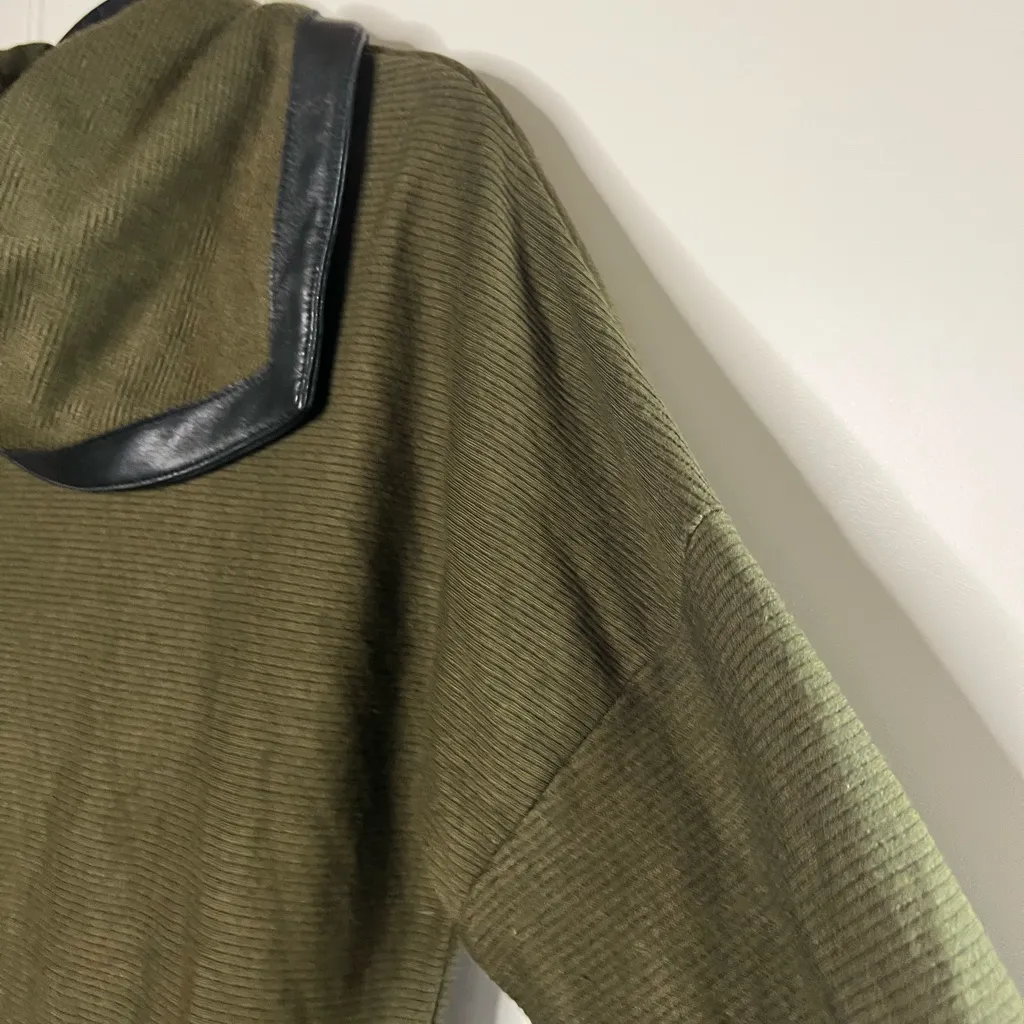 Joseph Ribkoff Olive Cowl Neck Sweater - Image 8