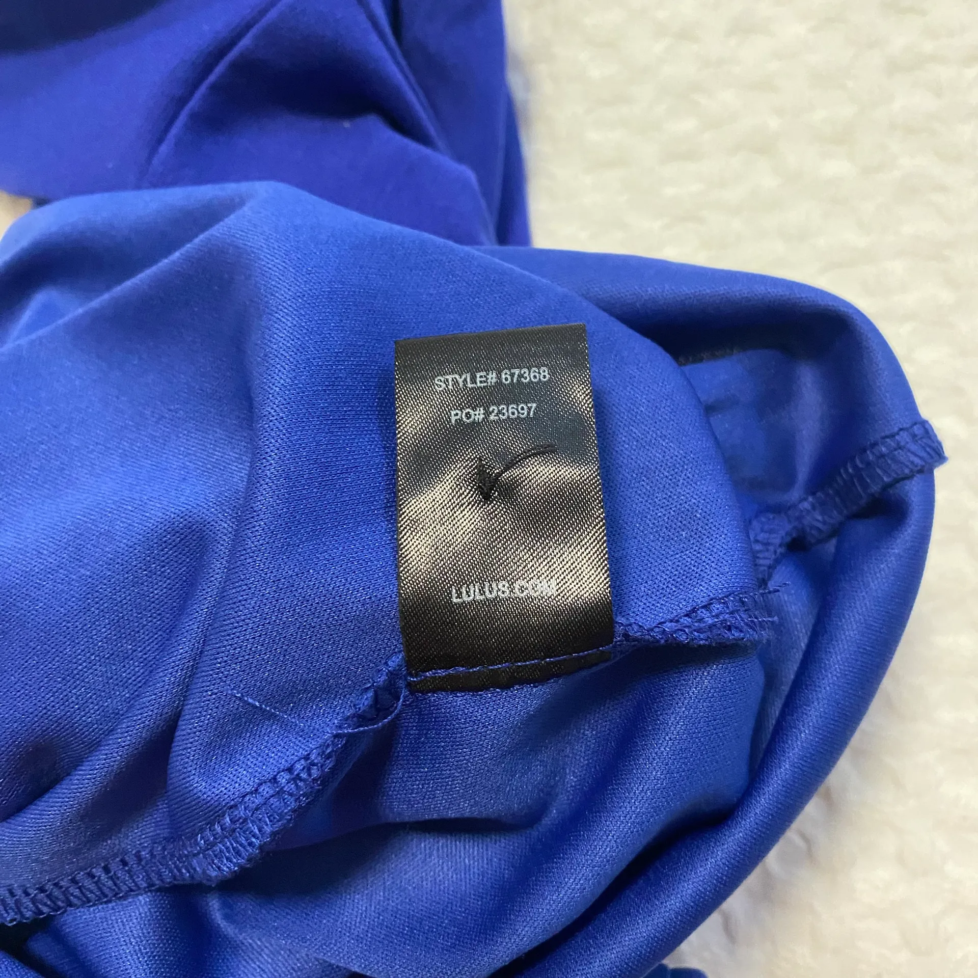 Royal Blue Mini Dress - Image 6