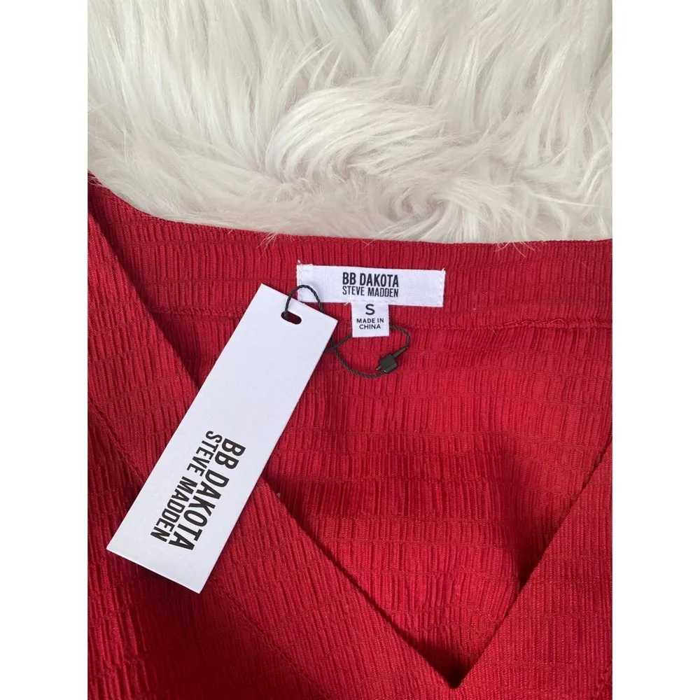 BB Dakota Ruston Textured Long Sleeve Mini Dress - Image 8