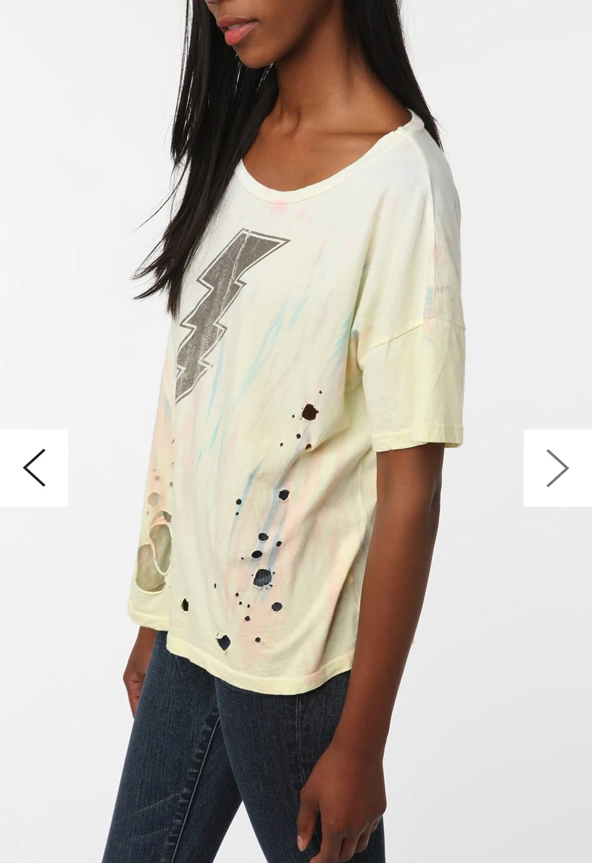 Hometown Heroes Tie-Dyed Lightning Bolt Tee - Image 2