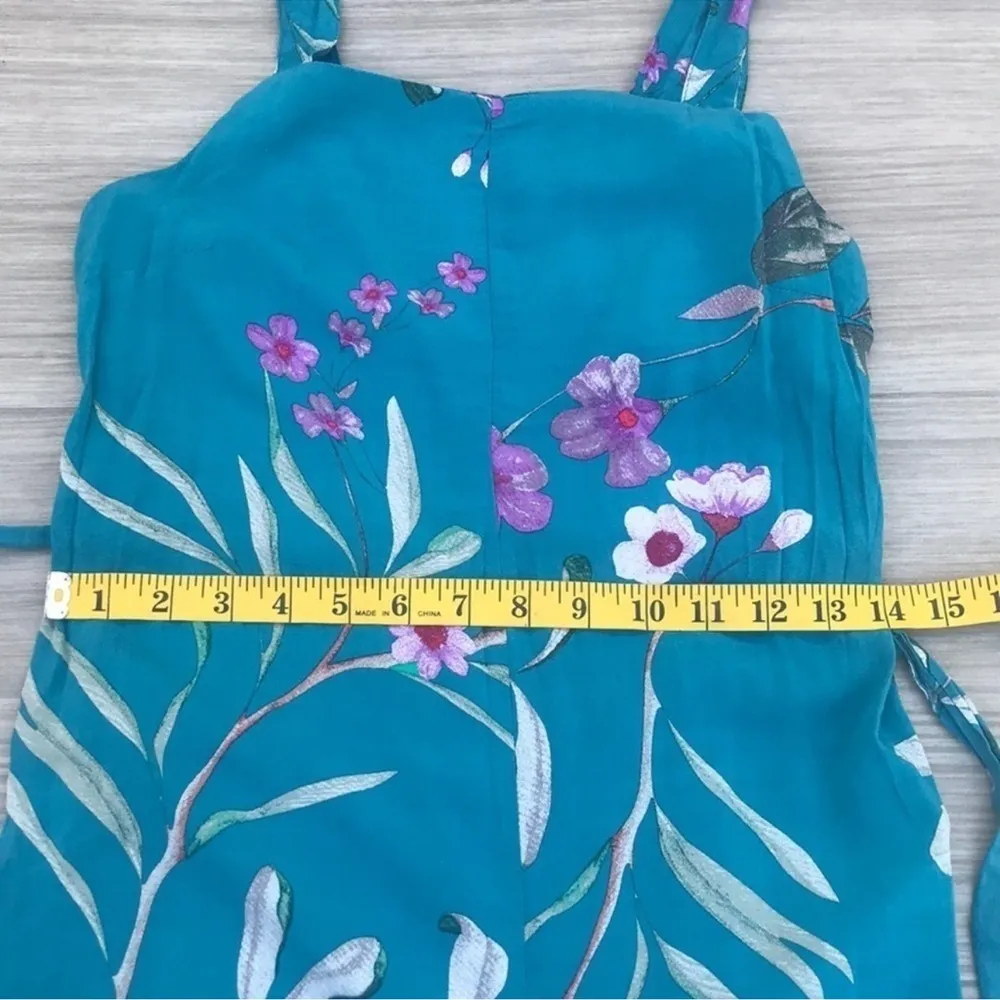 Cotton On Blue Floral Jumpsuit with Square Neckline - Image 5