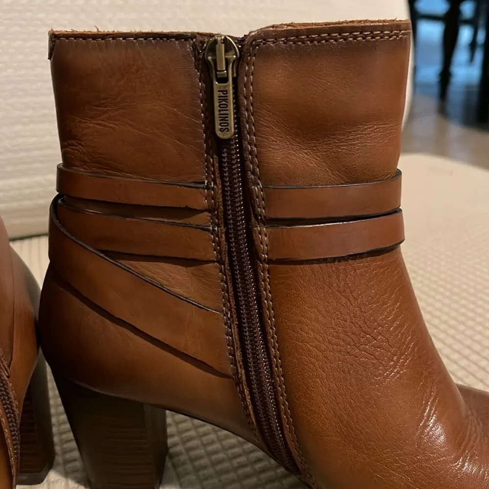 Pikolinos‎ Brown Leather Ankle Boots Size 5 - Image 6