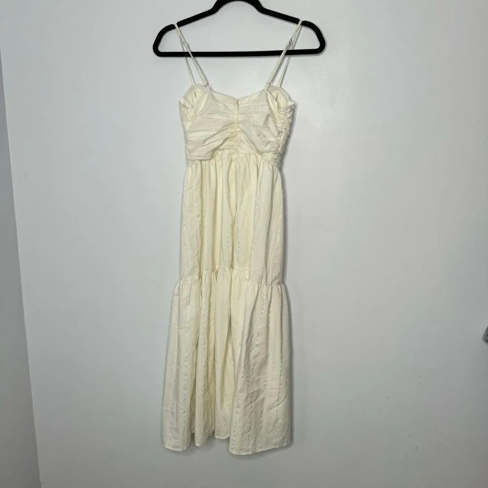 Moon river cream midi dress size XS - Image 5