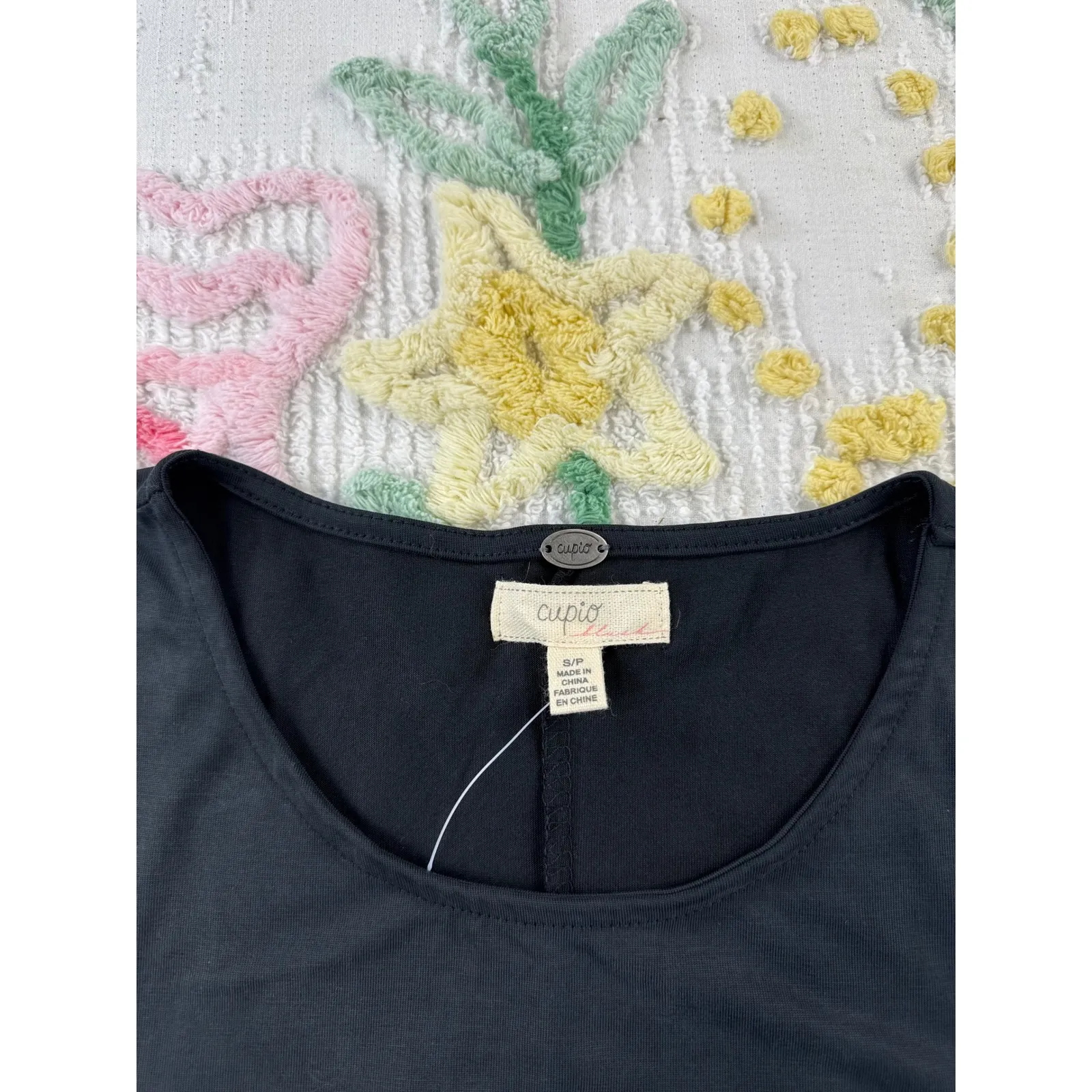 Cupio Black Long Sleeve Tie Sleeve A-Line Dress Women's S/P - Image 6