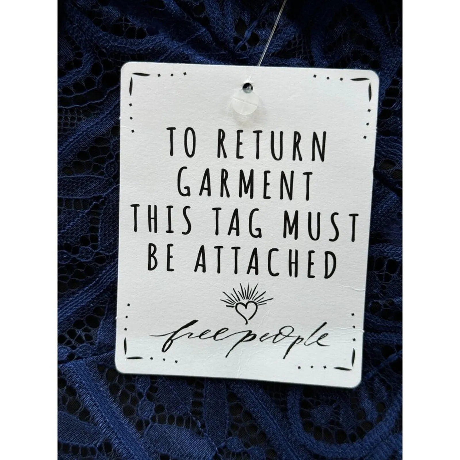 For Love and Lemons Lyla Cocktail Dress Lace Mini Dress Blue‎ Size Small NWT - Image 7