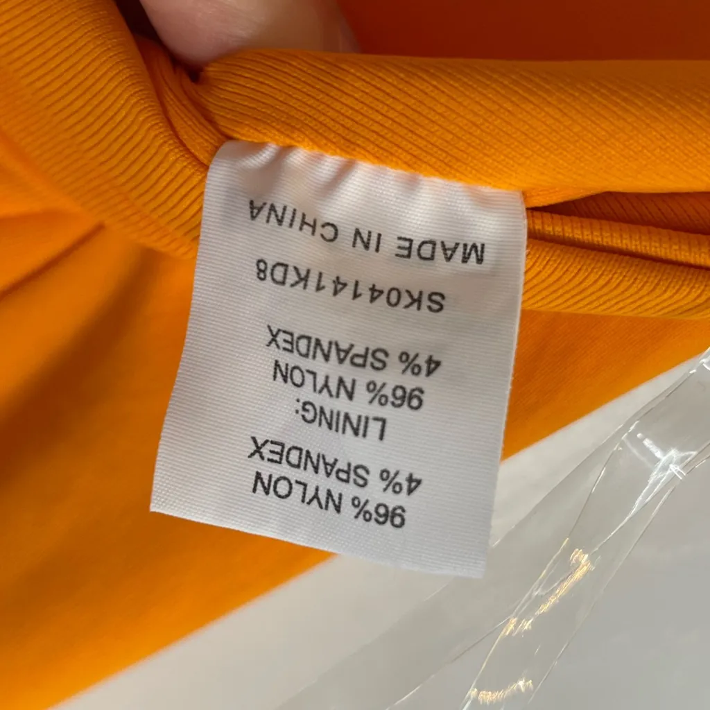 Meshki Basics Charley Tangerine Midi Skirt Size Small NEW - Image 8