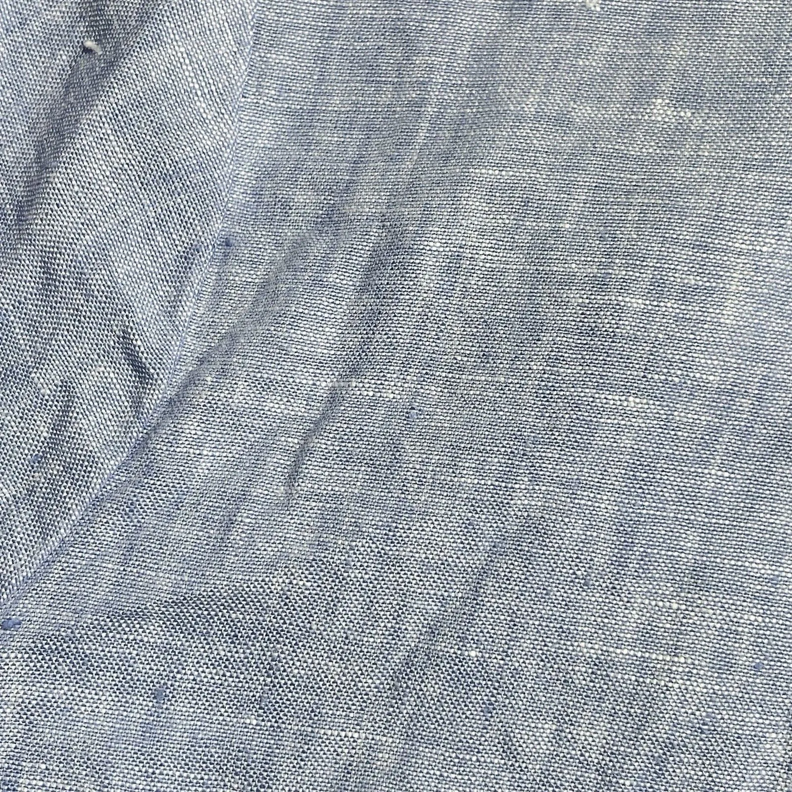 J.Crew Shirt 8 Linen Flutter Sleeve Button Front Top Blouse Preppy Coastal Y2K Blue - Image 11