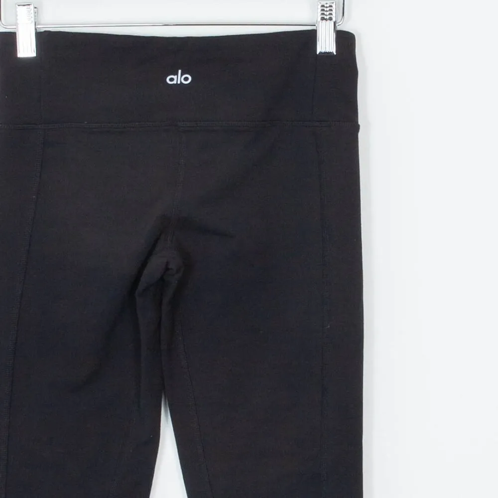 Alo Yoga High‎ Waist Black Moto Athletic Workout Leggings Womens Size XS - Image 8