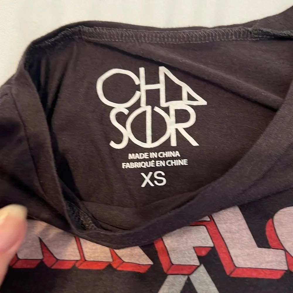 Pink Floyd Women’s size xsmall short sleeve Black Graphic T-Shirt GUC - Image 3