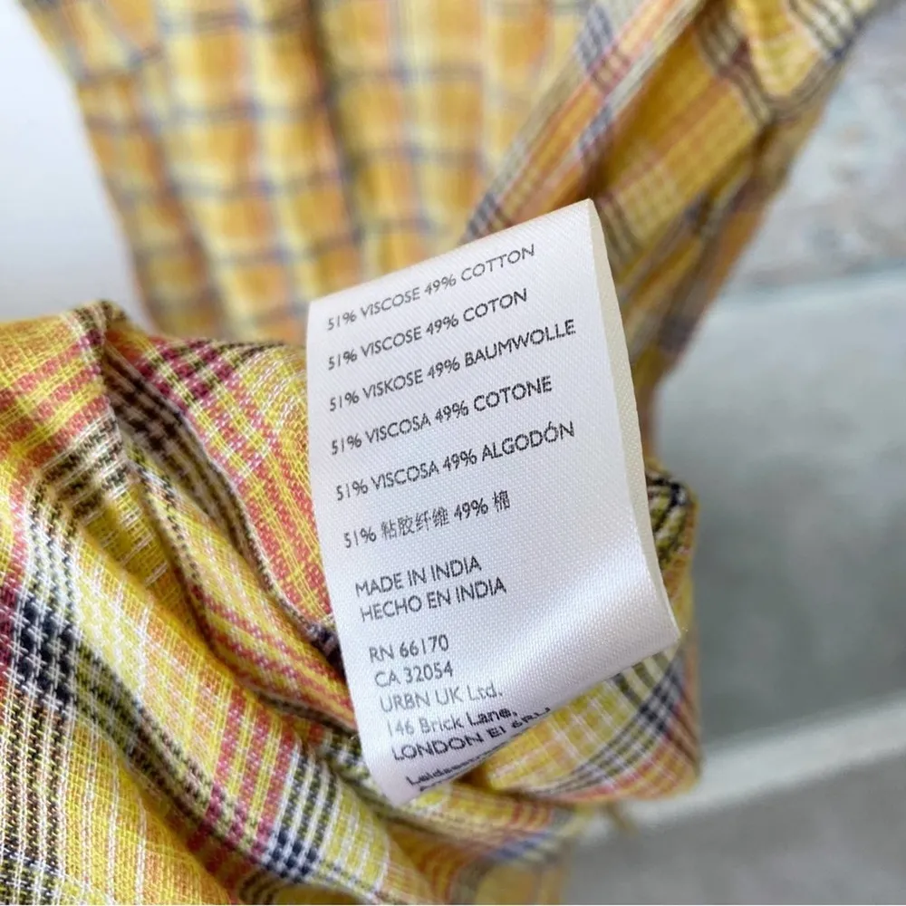 Free People  Isabel Plaid Maxi Top Dress - Image 6