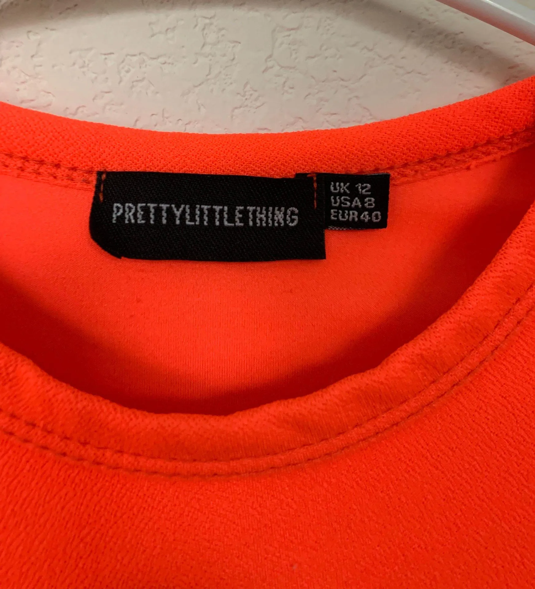 Neon Orange Crop Top - Image 2