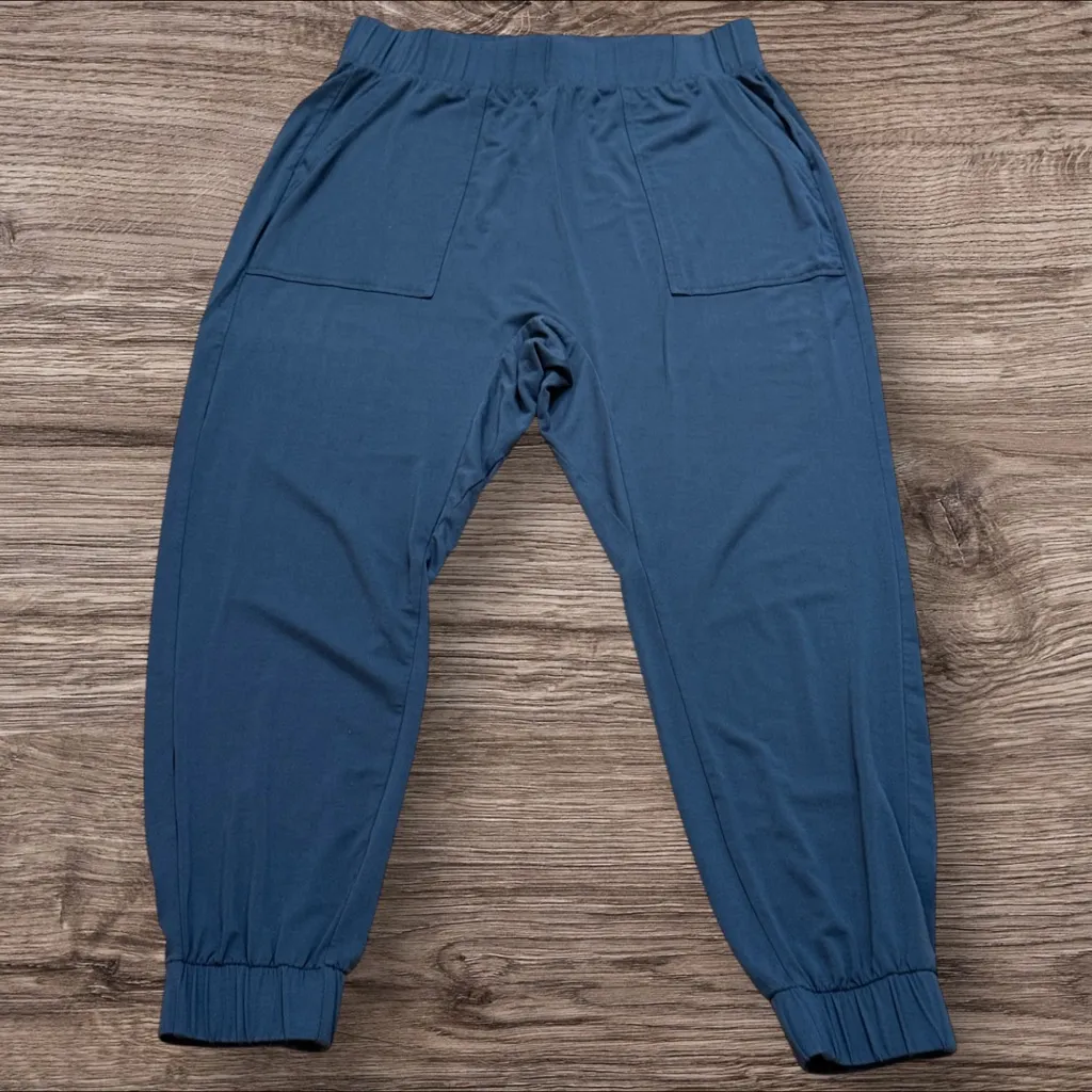 LUNYA Soft Modal Draped Joggers Gray Size S - Image 4