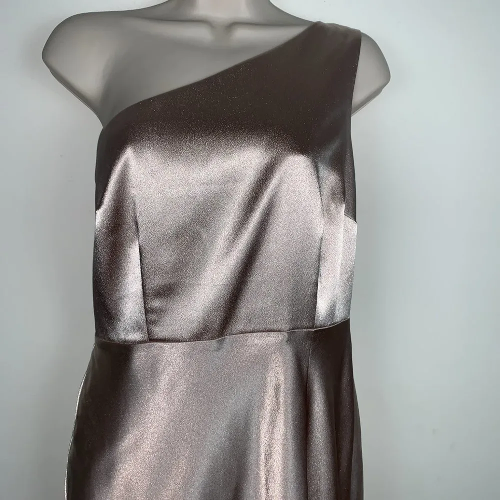 Fashion One Shoulder Long Gown Dress Size S Excellent - Image 3